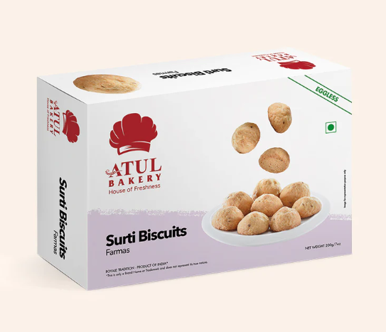 ATUL BAKERY Surti Farmas Biscuits 14.1 OZ